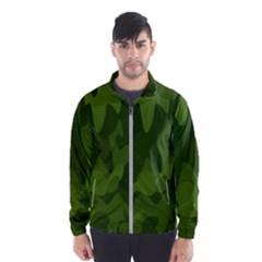 Green Camouflage, Camouflage Backgrounds, Green Fabric Men s Windbreaker by nateshop