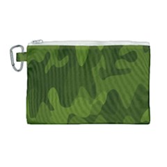 Green Camouflage, Camouflage Backgrounds, Green Fabric Canvas Cosmetic Bag (large)