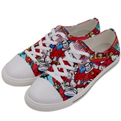 Hello-kitty-61 Women s Low Top Canvas Sneakers by nateshop