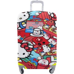 Hello-kitty-61 Luggage Cover (large) by nateshop