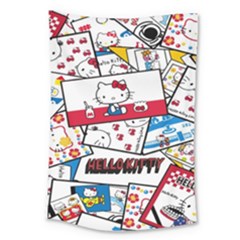 Hello-kitty-62 Large Tapestry by nateshop