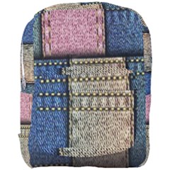 Jeans, Background, Color, Desenho, Shapes, Texture Full Print Backpack by nateshop