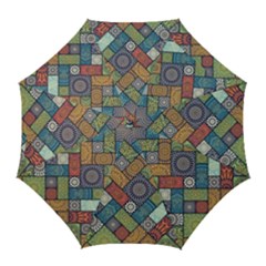 Mandala Pattern Abstract , Mandala, Pattern, Abstract Golf Umbrellas by nateshop