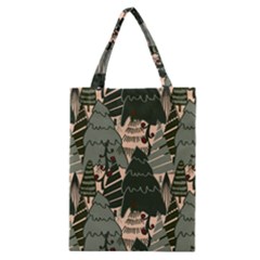 Christmas Vector Seamless Tree Pattern Classic Tote Bag by Sarkoni