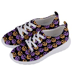 Halloween Skull Pattern Women s Lightweight Sports Shoes by Ndabl3x