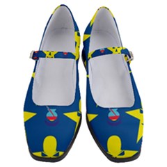 Blue Yellow October 31 Halloween Women s Mary Jane Shoes by Ndabl3x