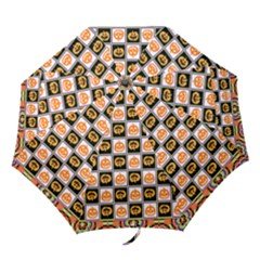 Chess Halloween Pattern Folding Umbrellas by Ndabl3x