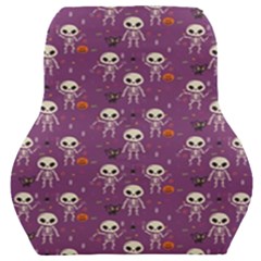 Skull Halloween Pattern Car Seat Back Cushion  by Ndabl3x