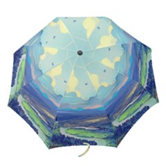 Digital Art Fantasy Landscape Folding Umbrellas by uniart180623