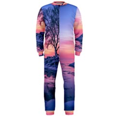 Tree Nature Plant Outdoors Ice Toronto Scenery Snow Onepiece Jumpsuit (men) by uniart180623