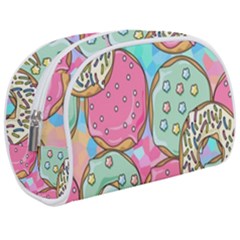 Donut Pattern Texture Colorful Sweet Make Up Case (medium) by Grandong