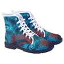 Spiral Abstract Pattern Abstract Men s High-Top Canvas Sneakers View3