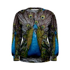 Peacock-feathers2 Women s Sweatshirt by nateshop