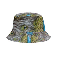 Peacock-feathers2 Inside Out Bucket Hat by nateshop
