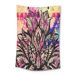Aztec Flower Galaxy Small Tapestry by nateshop