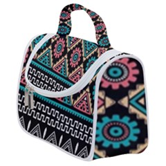 Aztec Wallpaper Satchel Handbag