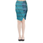 Aztec, Batik Midi Wrap Pencil Skirt