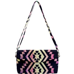 Cute Neon Aztec Galaxy Removable Strap Clutch Bag by nateshop