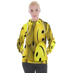 Emoji, Colour, Faces, Smile, Wallpaper Women s Hooded Pullover by nateshop