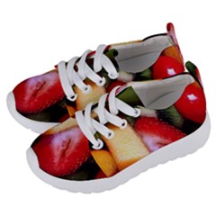 Fruits, Food, Green, Red, Strawberry, Yellow Kids  Lightweight Sports Shoes by nateshop