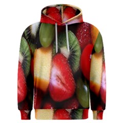 Fruits, Food, Green, Red, Strawberry, Yellow Men s Overhead Hoodie by nateshop