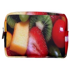 Fruits, Food, Green, Red, Strawberry, Yellow Make Up Pouch (medium) by nateshop