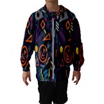 Inspired By The Colours And Shapes Kids  Hooded Windbreaker