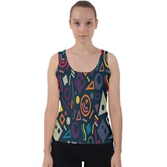 Inspired By The Colours And Shapes Velvet Tank Top by nateshop