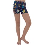 Inspired By The Colours And Shapes Kids  Lightweight Velour Yoga Shorts