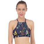 Inspired By The Colours And Shapes Halter Bikini Top