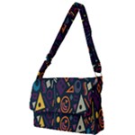 Inspired By The Colours And Shapes Full Print Messenger Bag (L)