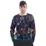 Inspired By The Colours And Shapes Men s Long Sleeve Raglan T-Shirt
