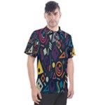 Inspired By The Colours And Shapes Men s Polo T-Shirt