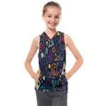 Inspired By The Colours And Shapes Kids  Sleeveless Hoodie