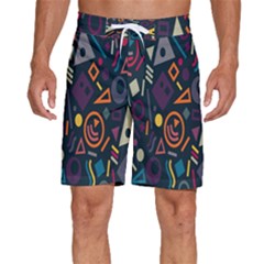 Inspired By The Colours And Shapes Men s Beach Shorts