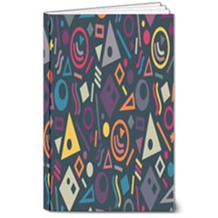 Inspired By The Colours And Shapes 8  X 10  Softcover Notebook by nateshop