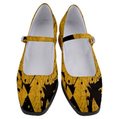 Yellow Best, Black, Black And White, Emoji High Women s Mary Jane Shoes by nateshop