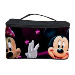 Cartoons, Disney, Mickey Mouse, Minnie Cosmetic Storage Case by nateshop