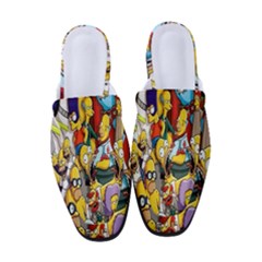 The Simpsons, Cartoon, Crazy, Dope Women s Classic Backless Heels by nateshop