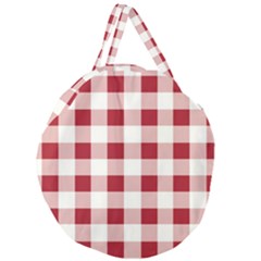 Gingham - 4096x4096px - 300dpi14 Giant Round Zipper Tote by EvgeniaEsenina