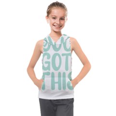 You Got This T- Shirt You Got This A Cute Motivation Qoute To Keep You Going T- Shirt Yoga Reflexion Pose T- Shirtyoga Reflexion Pose T- Shirt Kids  Sleeveless Hoodie by hizuto