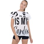 Your Dad Is My Cardio T- Shirt Your Dad Is My Cardio T- Shirt Yoga Reflexion Pose T- Shirtyoga Reflexion Pose T- Shirt Ruffle Collar Chiffon Blouse