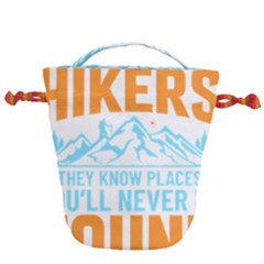 Be Nice To Hikers T- Shirt Be Nice To Hikers T- Shirt Yoga Reflexion Pose T- Shirtyoga Reflexion Pose T- Shirt Drawstring Bucket Bag by hizuto