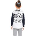 Bicycle T- Shirt Bicycle Commuting Is The Only Way For Me T- Shirt Yoga Reflexion Pose T- Shirtyoga Reflexion Pose T- Shirt Kids  Hooded Puffer Vest View2