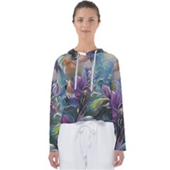 Abstract Blossoms  Women s Slouchy Sweat by Internationalstore