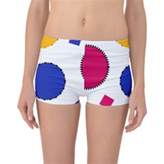 Circles Seamless Pattern Tileable Boyleg Bikini Bottoms by Alisyart