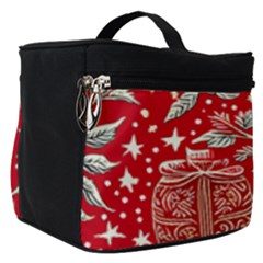 Christmas Pattern Make Up Travel Bag (small) by Valentinaart