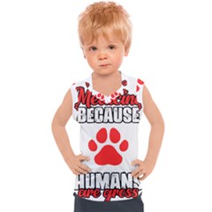 Veterinary Medicine T- Shirt Funny Veterinary Medicine Because Humans Are Gross Vet Med T- Shirt Kids  Sport Tank Top