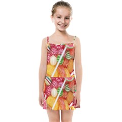 Aesthetic Candy Art Kids  Summer Sun Dress by Internationalstore