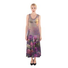 Floral Blossoms  Sleeveless Maxi Dress by Internationalstore